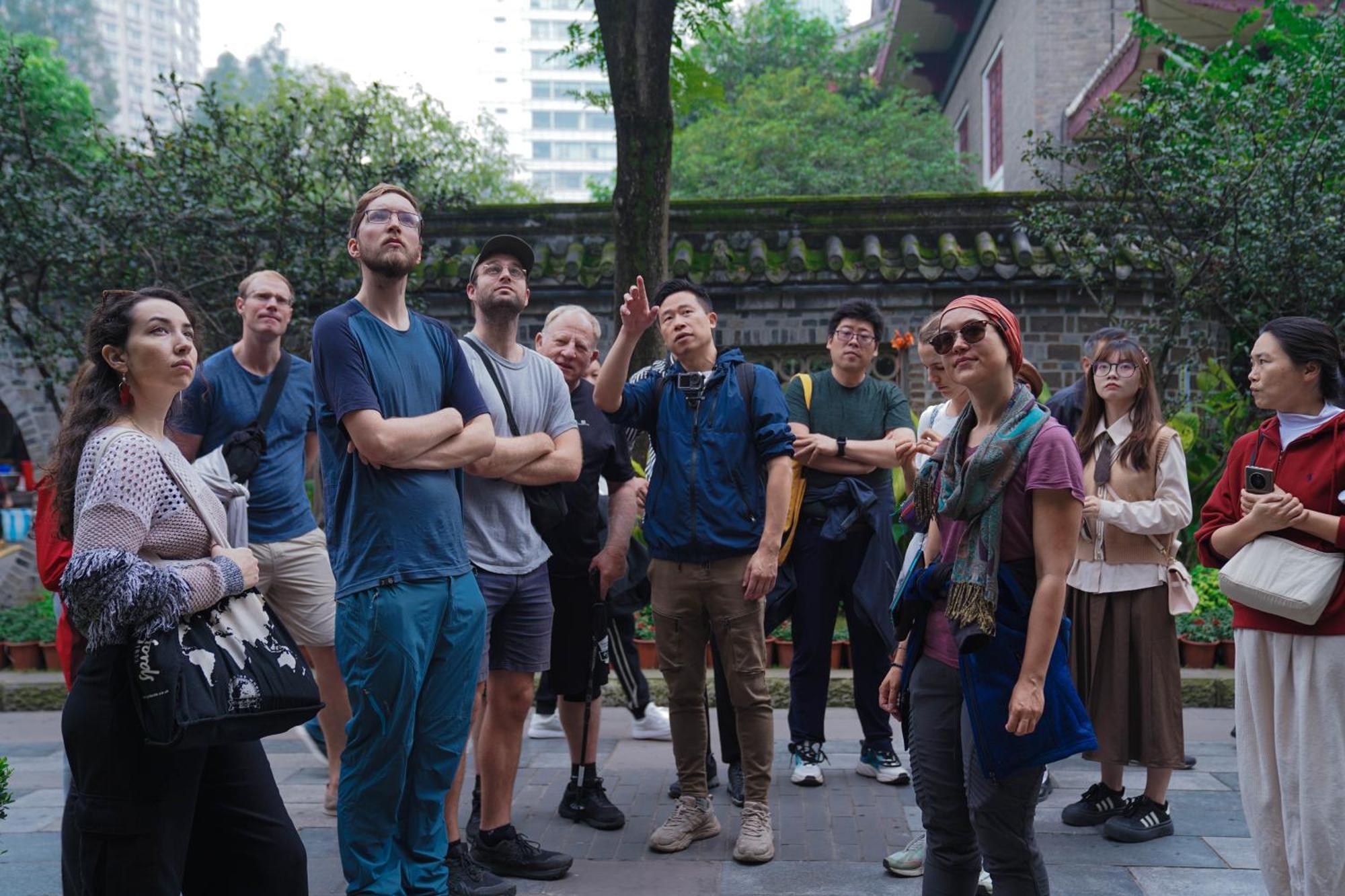 Chengdu Mix Hostel Courtyard Poshpacker צ'נגדו מראה חיצוני תמונה